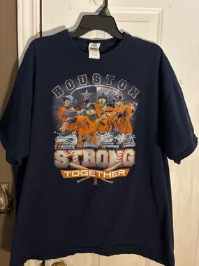 Houston Strong Together Navy Graphic Men’s T-Shirt Astros 2017 championship 2xl